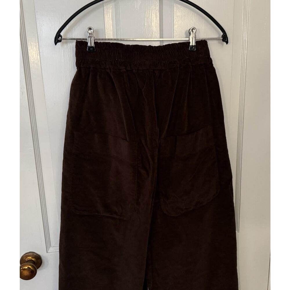 NWT Album Di Famiglia Velvet Bragoni Trousers Pants Coffee - S - Picture 11 of 14